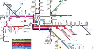 Trein station, Melbourne kaart bekijken